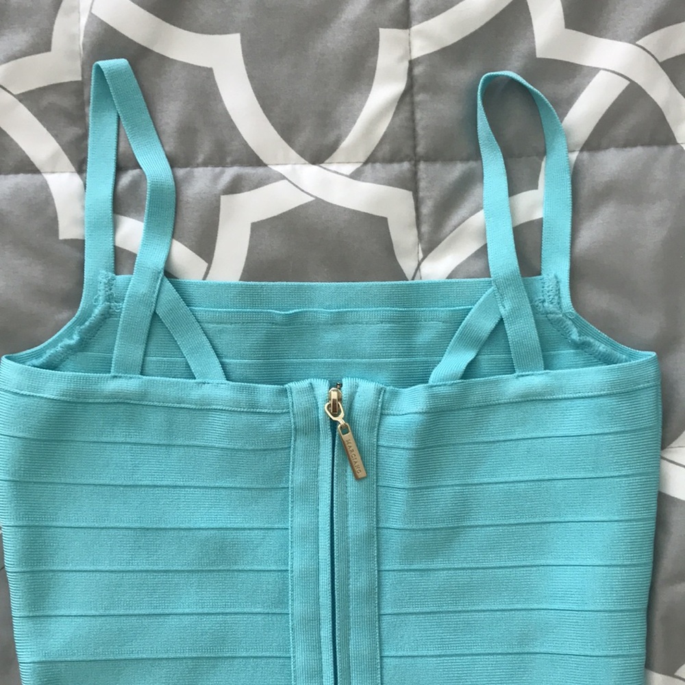 Marciano Chesna Bandage Dress Bisera Blue XS NWT - Picture 5 of 8